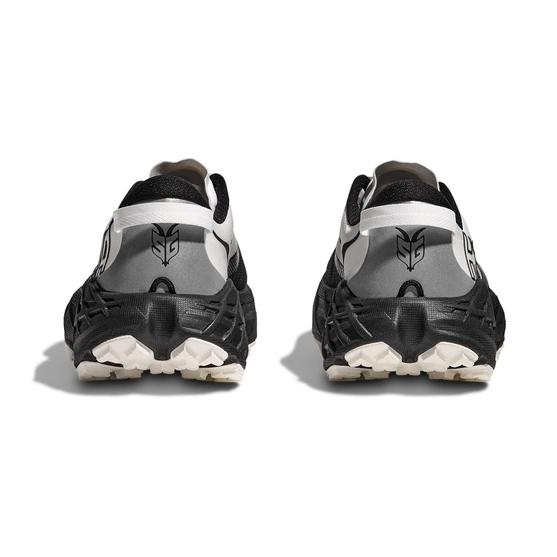 HOKA Speedgoat 7 Trail Running Sneakers - Black/White Mesh