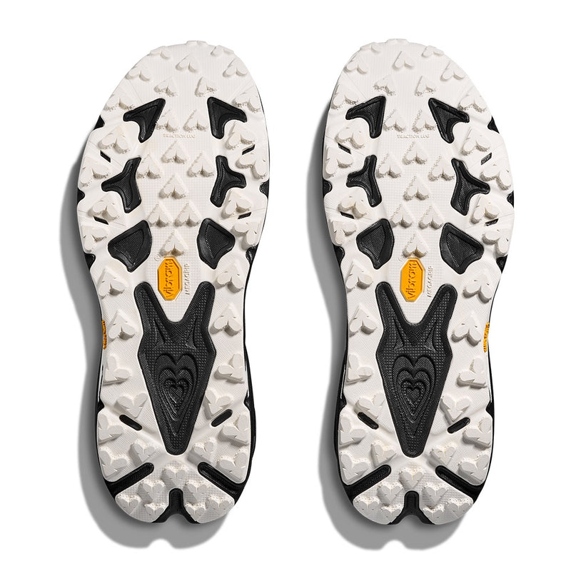 HOKA Speedgoat 7 Trail Running Sneakers - Black/White Mesh