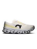 On Cloudmonster Cream Yellow Mesh Running Shoes