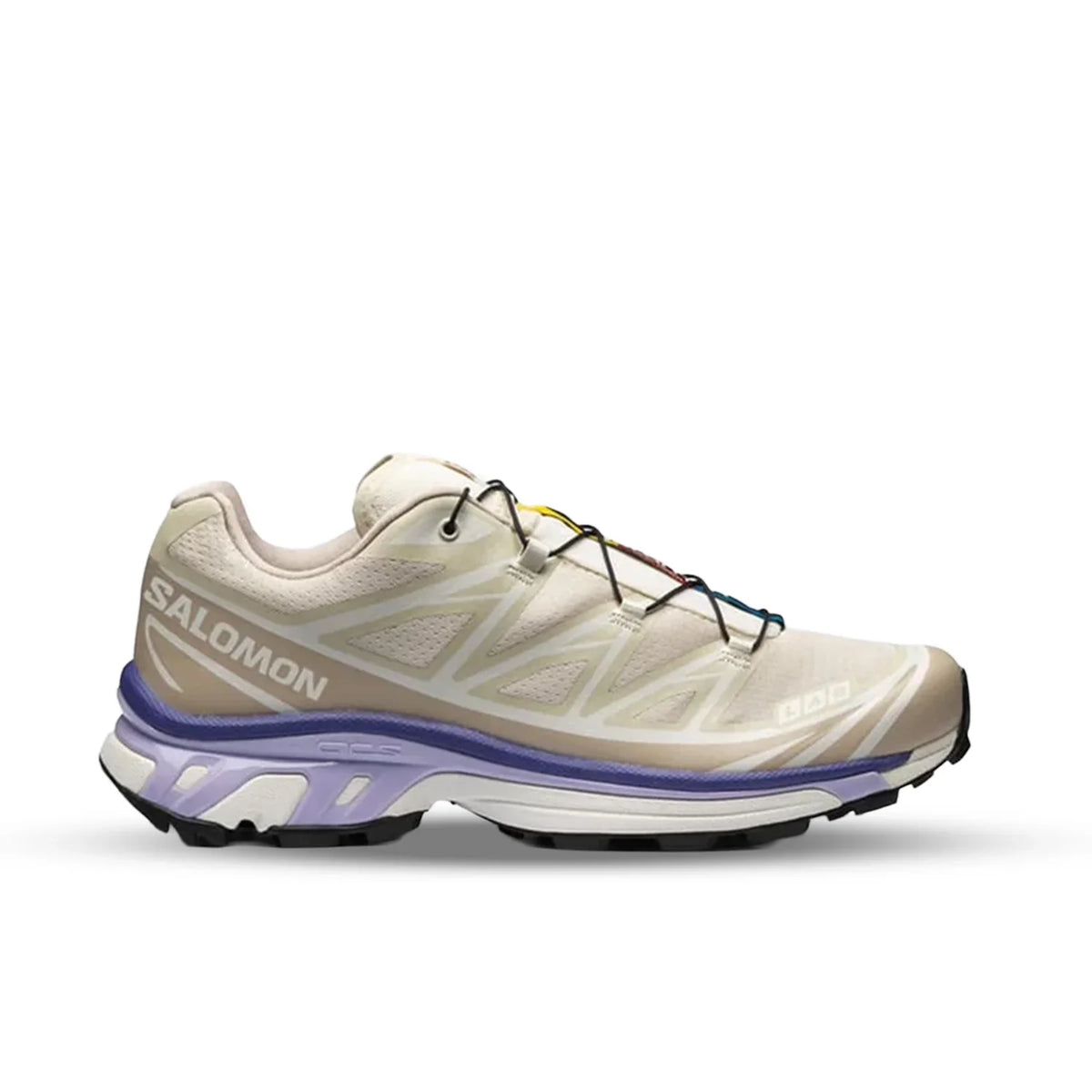 Salomon XT-6 Trail Running Shoes - Milk / Silver Cloud / Liberty